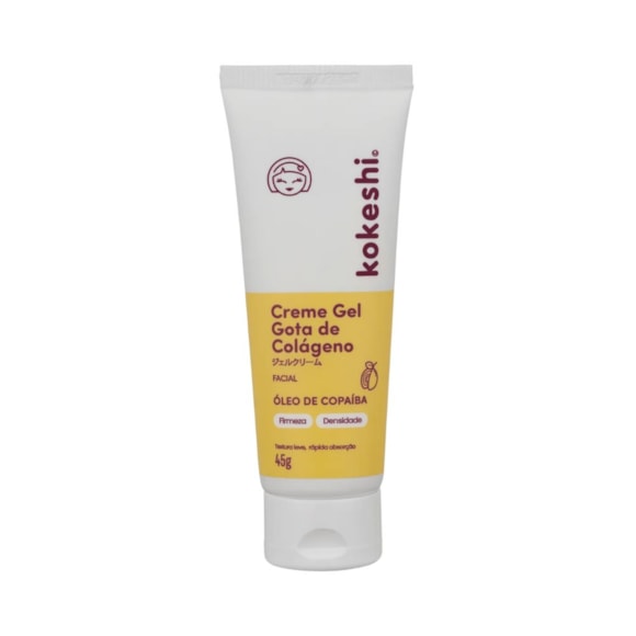 Creme Gel Facial Kokeshi Gota De Colageno 45g