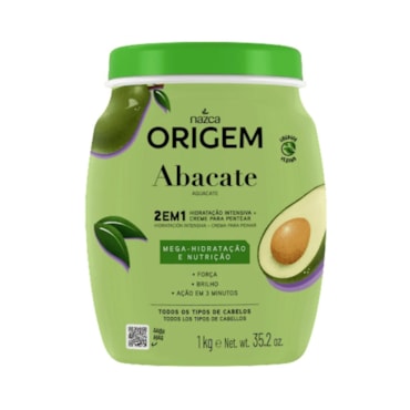 Creme Hidratação Capilar Nazca Origem Abacate 1kg