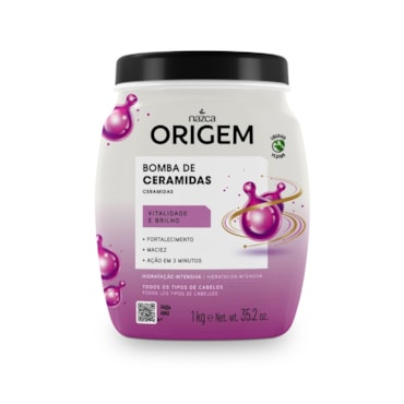 Creme Hidratante Capilar Nazca Origem Ceramidas 1kg