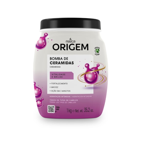 Creme Hidratante Capilar Nazca Origem Ceramidas 1kg