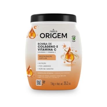 Creme Hidratante Capilar Nazca Origem Colágeno 1kg