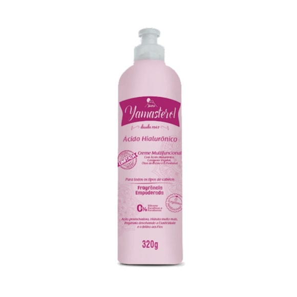 Creme Hidratante Capilar Yamasterol Beauty Care Hialurônico 320G
