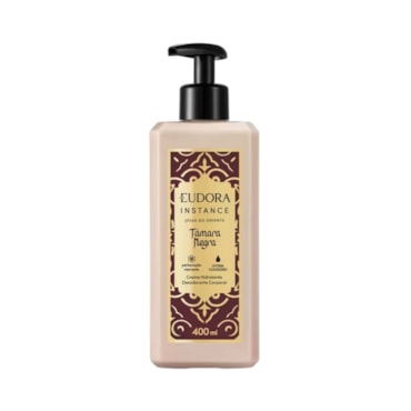 Creme Hidratante Corporal Eudora Instance Tâmara Negra 400ml