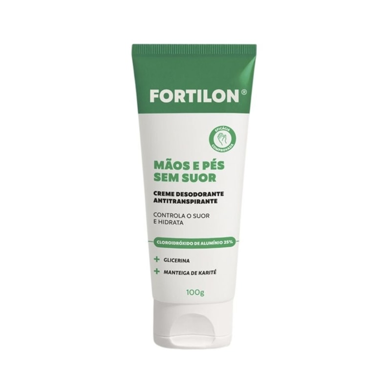 Creme Hidratante Dailus Fortilon Antitranspirante Mãos e Pés