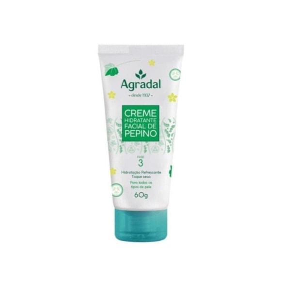 Creme Hidratante Facial Agradal Pepino 60G