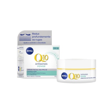Creme Hidratante Facial Nivea Visage Q10 Antissinais Dia M/0 50gr