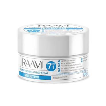 Creme Hidratante Facial Nutritivo Raavi 100g