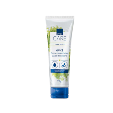 Creme Hidratante Mãos Avon Care Silicone Erva Doce 75g