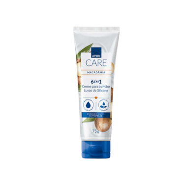 Creme Hidratante Mãos Avon Care Silicone Macadâmia 75g