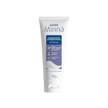 Creme Hidratante para Mãos e Pés Minná Antiressecamento 90g