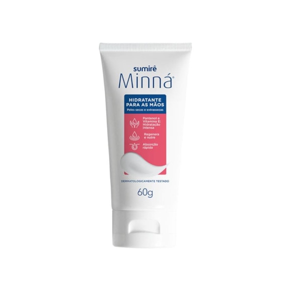 Creme Hidratante para Mãos Minná 60g – Hidratação e Rápida Absorção