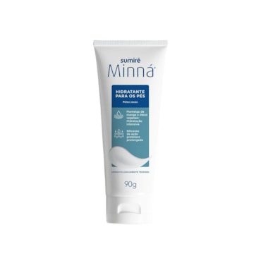 Creme Hidratante para Pés Ressecados Minná 90g – Hidratação Profunda