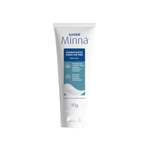 Creme Hidratante para Pés Ressecados Minná 90g – Hidratação Profunda
