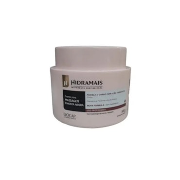 Creme Massagem Corporal Hidramais Pimenta Negra Nano caffein 500gr