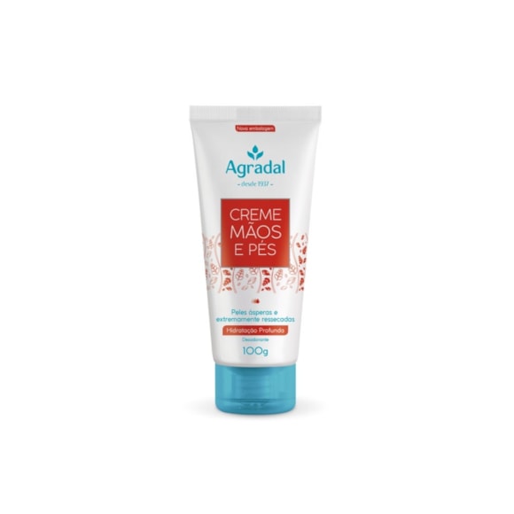 Creme Para Mãos E Pés Agradal Hidratação Profunda 100g