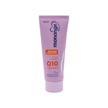 Creme para Mãos Monange Anti-idade Q10 e Vitamina E com ação desodorante 75g