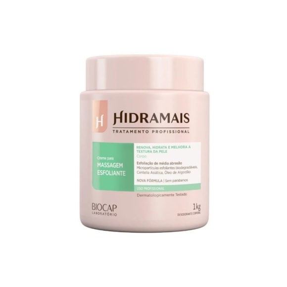 Creme Para Massagem Hidramais Esfoliante Muru Muru 1Kg