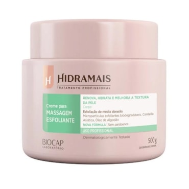 Creme Para Massagem Hidramais Esfoliante Natural 500G