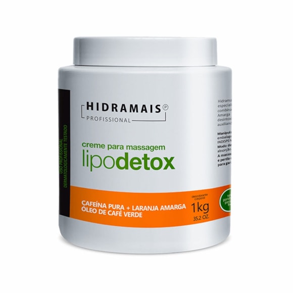 Creme Para Massagem Hidramais Lipodetox 1Kg 