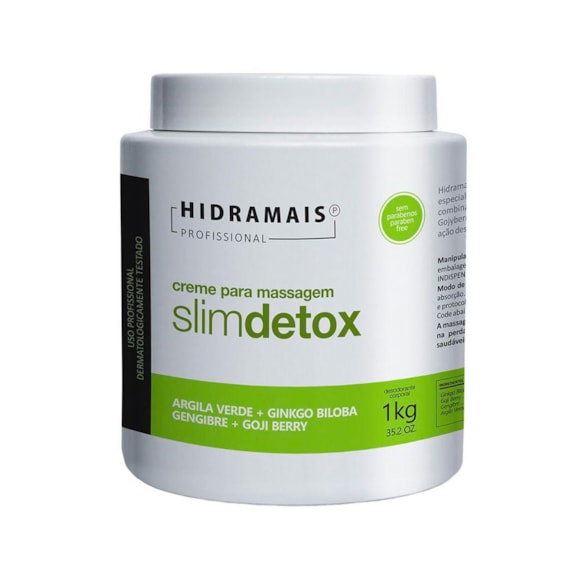Creme Para Massagem Hidramais Slimdetox 500G