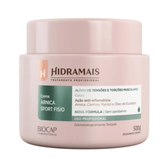 Creme Para Massagem Hidramais Sport Fisio 500G