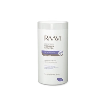 Creme Para Massagem Raavi Drenagem 1kg