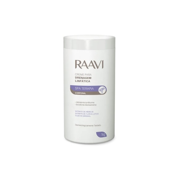 Creme Para Massagem Raavi Drenagem 1kg
