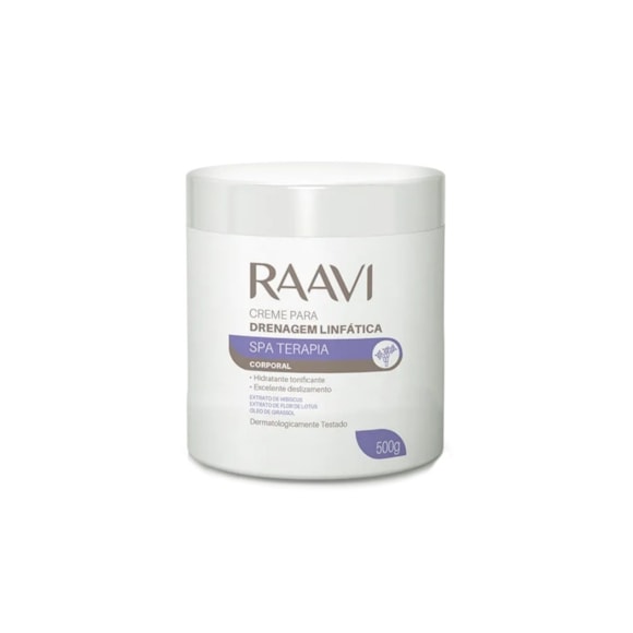 Creme Para Massagem Raavi Drenagem 500g
