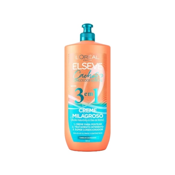 Creme para Pentear Elseve Cachos Sonhos 3em1 500ml