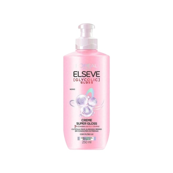 Creme para Pentear Elseve Glycolic Gloss 250ml