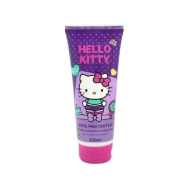 Creme para Pentear Infantil Hello Kitty Cabelos cacheados e ondulados 200ml