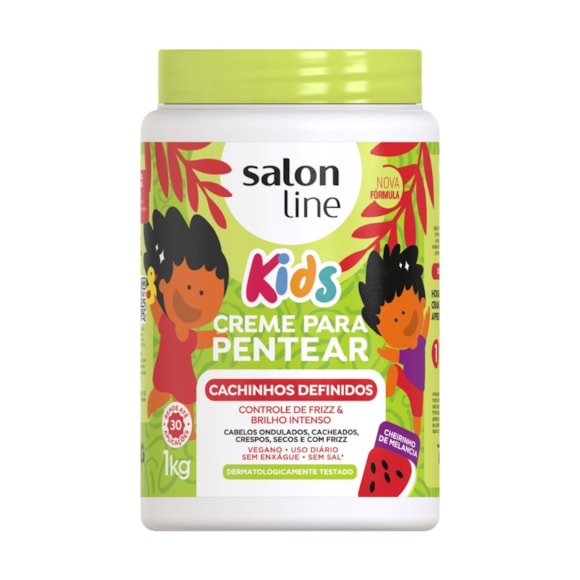 Creme para Pentear Infantil Salon Line Kids Melancia 1Kg