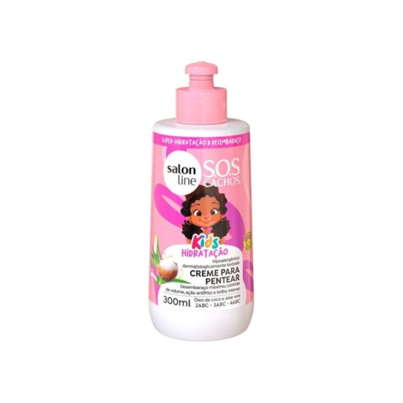 Creme Para Pentear Infantil Salon Line Sos Kids 300Ml