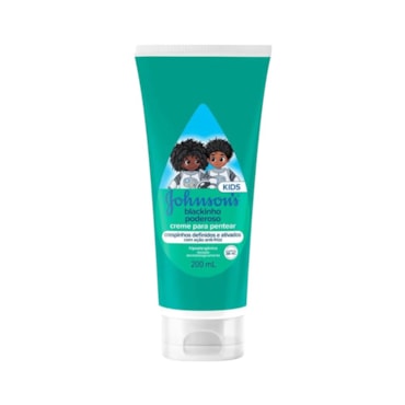 Creme para Pentear Johnson's Kids Blackinho Poderoso 200ml