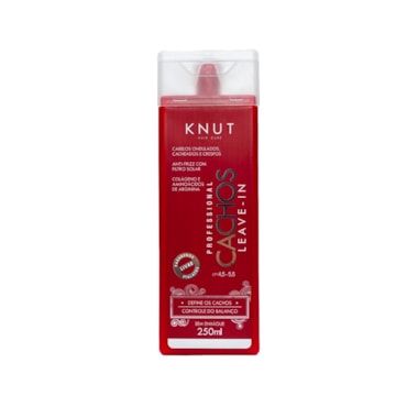 Creme Para Pentear Leave In Cachos Knut 250ml