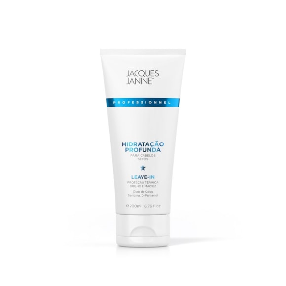 Creme Para Pentear Leave-In Jacques Janine Professionnel Hidratação Profunda 200ml