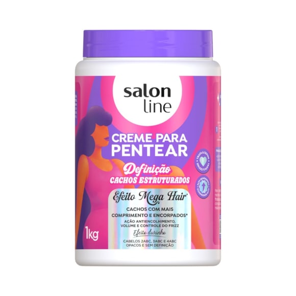 Creme para Pentear Salon Line Definição Cachos Estruturados 1kg
