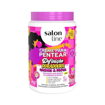 Creme Para Pentear Salon Line Definição Duradoura Cereja 1kg