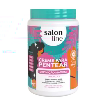 Creme Para Pentear Salon Line Definição Máxima Liberado 1Kg 
