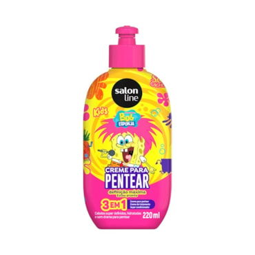 Creme para Pentear Salon Line Kids Bob Esponja Definição Máxima 220ml