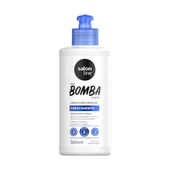 Creme Para Pentear Salon Line Sos Bomba 300Ml