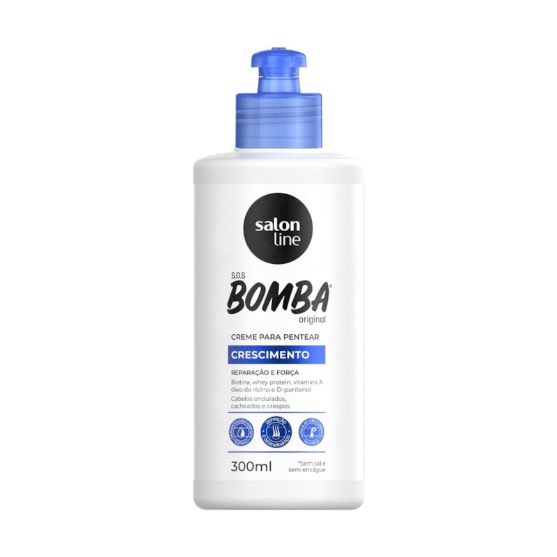 Creme para Pentear Salon Line Sos Bomba 300Ml