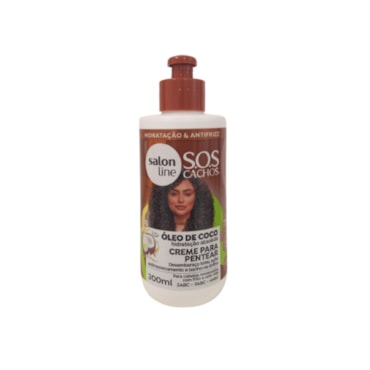 Creme Para Pentear Salon Line Sos Coco 300Ml 