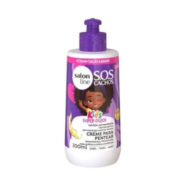 Creme Para Pentear Salon Line Sos Kids Nutrição Em Ação 300ml