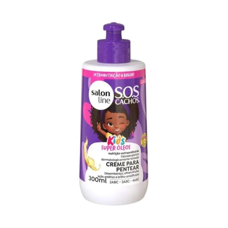 Creme para Pentear Salon Line Sos Kids Nutrição em Ação 300ml