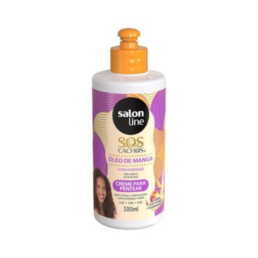 Creme Para Pentear Salon Line SOS Óleo De Manga 300ml