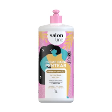 Creme Para Pentear Salon Line Super Volumão 1L