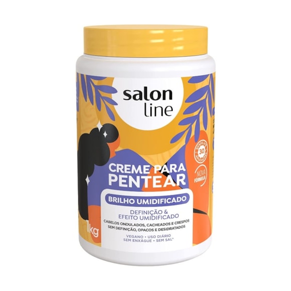 Creme Para Pentear Salon Line Umidificado 1Kg