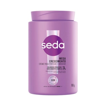 Creme para Pentear Seda Mega Crescimento Colágeno + Dynoxidil 7% 900g