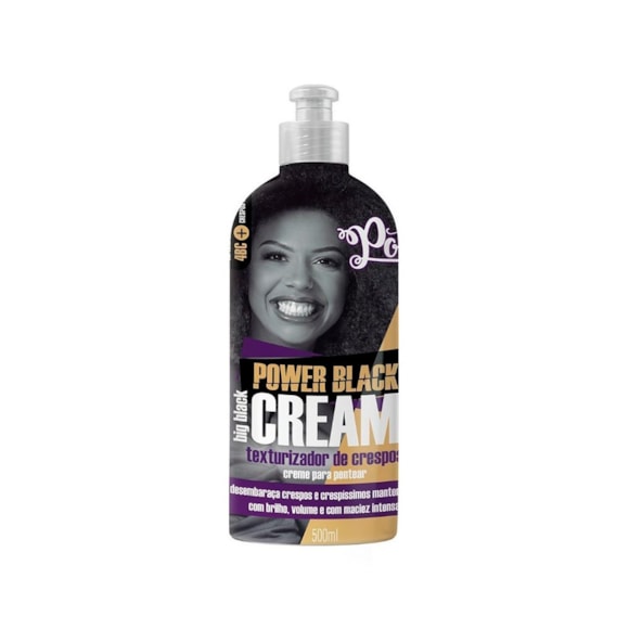 Creme Para Pentear Soul Power Black Big Black Cream 500Ml